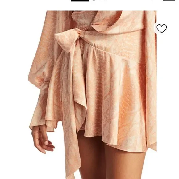 Acler Blush  snake print Mini Dress, US6 - Picture 5 of 16